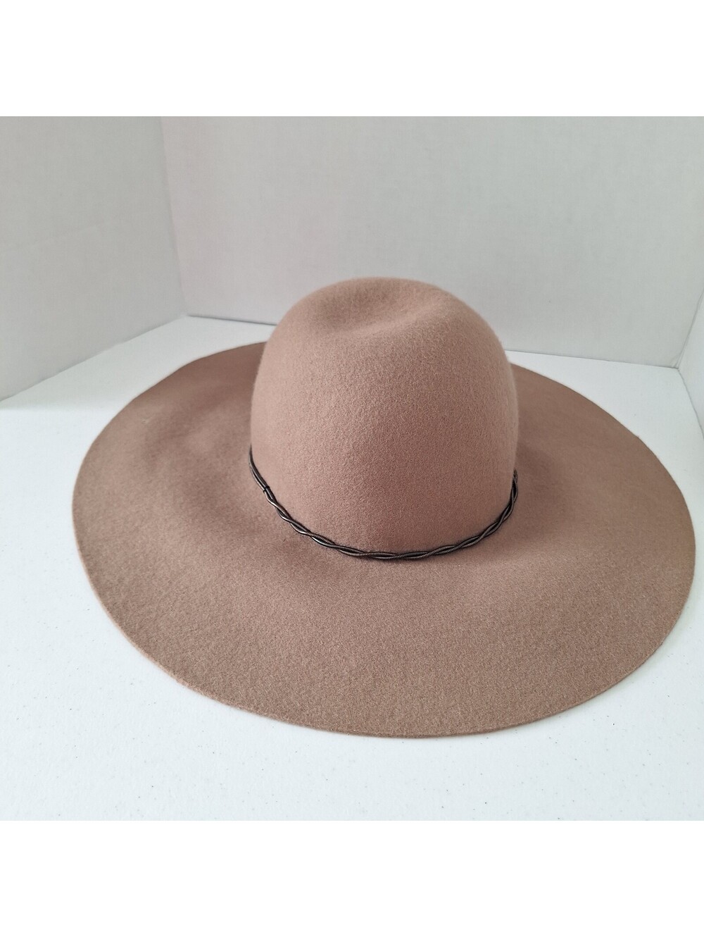 Target Wool Wide Brim Hat Metal Band